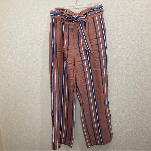 Per Se Linen blend crop pants - Picture 1 of 6
